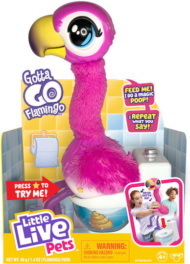 Giochi Preziosi Little Live Pets Gotta Go Flamingo Electronic Robotic Game for 4+ Years