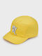 Mayoral Kids' Hat Jockey Fabric Yellow
