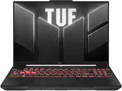 Asus TUF Gaming A16 FA607PV-N3036W 16" 165Hz (Ryzen 9-7845HX/16GB/1TB SSD/GeForce RTX 4060/W11 Acasă) Mecha Gray (Tastatură US)