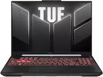 Asus TUF Gaming A16 FA607PV-N3036W 16" 165Hz (Ryzen 9-7845HX/16GB/1TB SSD/GeForce RTX 4060/W11 Startseite) Mecha Gray