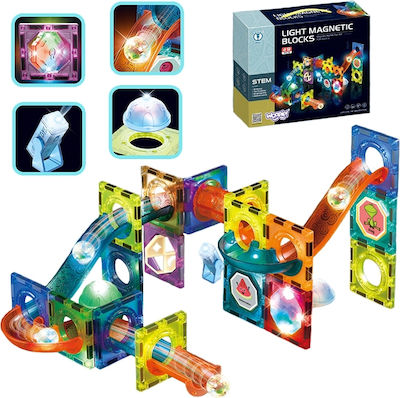 Woopie Joc de construcție magnetic Blocks Light