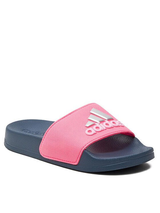 Adidas Παιδικές Σαγιονάρες Slides Ροζ Adilette Shower