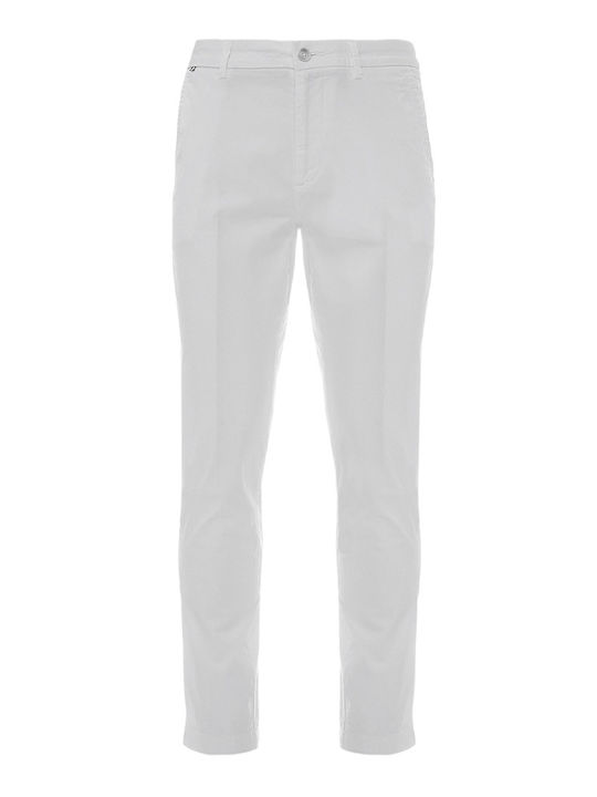 Hugo Boss Men's Trousers Chino in Slim Fit white