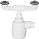 Doppelt Siphon Spülbecken Gray