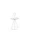 Round Side Table White L37xW37xH67cm