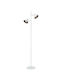 Lucide Lightning Φωτιστικό Δαπέδου Υ137.9εκ. με Ντουί για Λαμπτήρα GU10 Λευκό