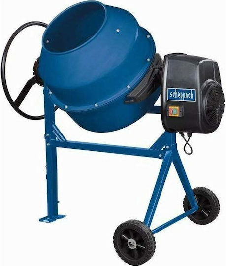 Scheppach Elektrischer Betonmischer 650W mit Rädern