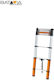Batavia Teleskopische Leiter Aluminium 8 Stufen mit maximaler Höhe 2.63m