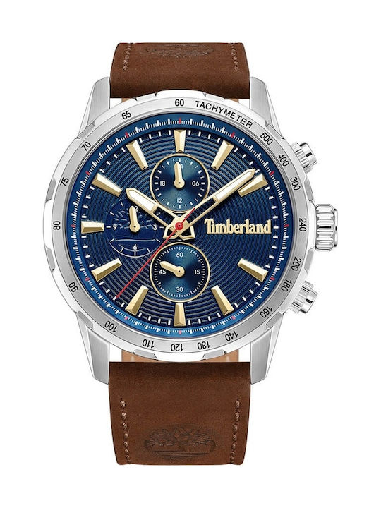 Timberland Ανδρικό Ρολόι 46mm Χρονογράφος Μπατα...