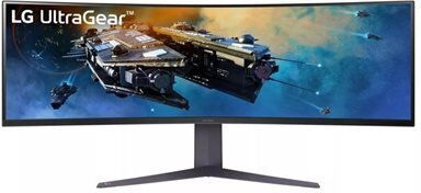 LG UltraGear 45GR65DC-B Ultrawide VA HDR Gebogen Spiele-Monitor 44.5" 5120x1440 200Hz mit Reaktionszeit 1ms GTG