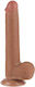 Dildo Sliding Skin 9 Brown (έως 18 Δόσεις)