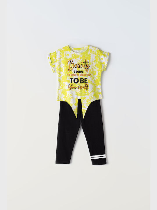 Εβίτα Kids Set with Leggings Summer 2pcs LAHANI