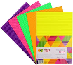 Happy Color Χαρτόνι Οντουλέ A4 5 Φύλλα