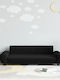 Kids Sofa Black 100x54x33cm