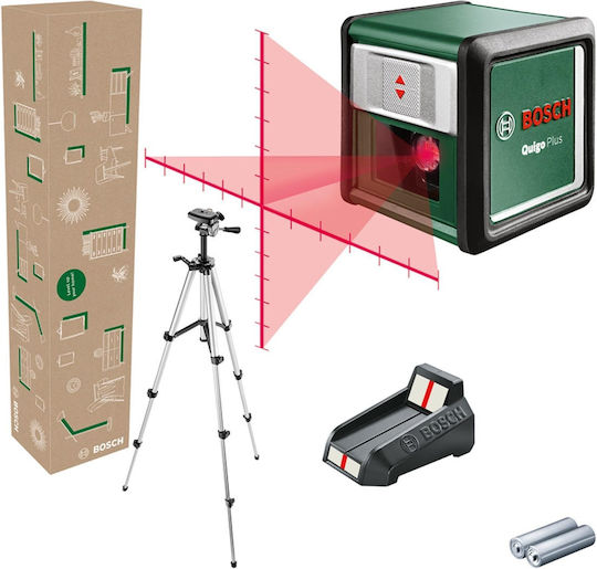 Bosch Quigo Plus Liniar Nivelă Laser Fascicul Roșu 1.5V