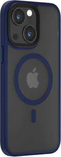 Devia Pino Series Back Cover Σιλικόνης Μαγνητικό Μπλε (iPhone 15)