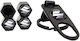 Carro Car Tire Valve Caps with Logo Suzuki Black 5pcs