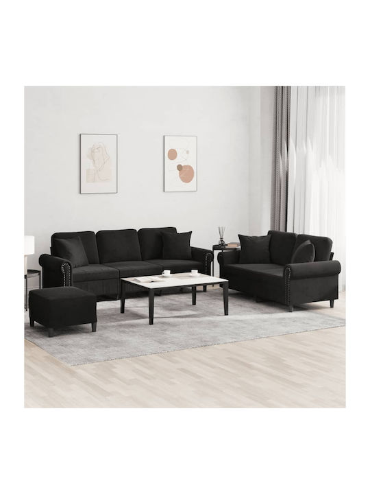 Σετ Σαλονιού 3-Sitzer & 2-Sitzer & Hocker
