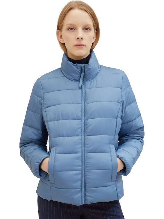 Scurtă Jachetă de femei Puffer Albastru