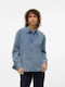 Vero Moda Women's Denim Long Sleeve Shirt Blue
