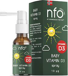 NFO Baby Βιταμίνη D3 10 mg/400 IU 20ml