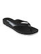 Mitsuko Women's Flip Flops Black