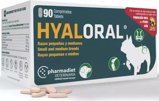 Pharmadiet Hyaloral Πολυβιταμίνες Σκύλου σε Δισκία 9 tabs για Αρθρώσεις