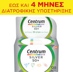 Centrum Silver 50+ Vitamin für Energie & das Immunsystem 120 Registerkarten
