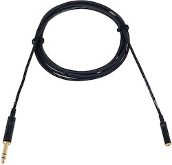 Headphone Extension Cable Jack Stereo 6.3mm to Mini Jack 3.5mm Female 3m Cordial for Aviom and P16