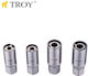 Troy Căpăcei Hexagonali cu Patrat de Prindere 1/2" Set 4buc