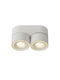 Lucide Lightning Yumiko Μονό LED Θερμό Λευκό Σποτ σε Λευκό Χρώμα