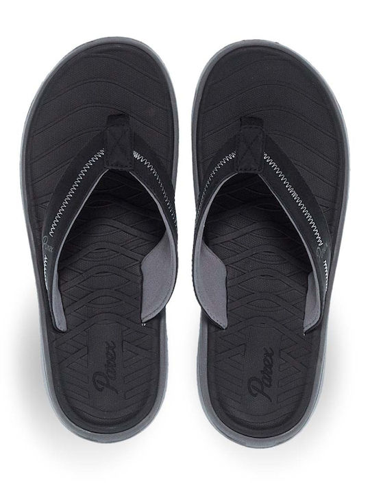 Parex Men's Flip Flops Black