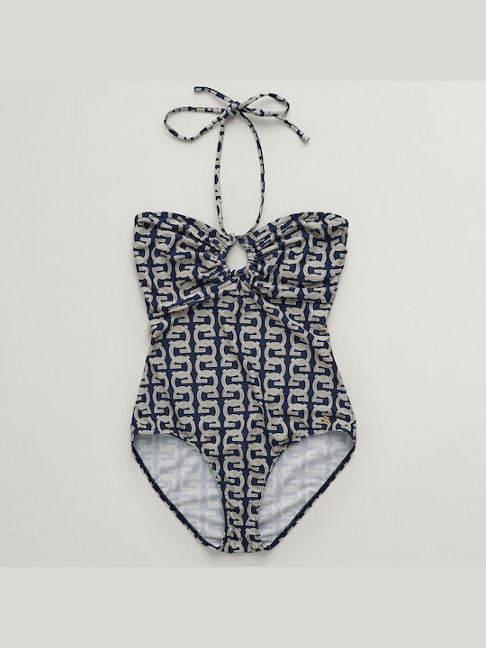 Gant One-Piece Swimsuit Blue