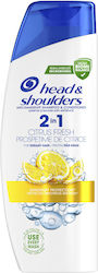 Head & Shoulders 2in1 Citrus Fresh 330ml - Șampon 2 în 1 cu Citrice, 330ml