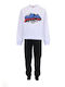 Joyce Kids Sweatpants Set white-black 2pcs