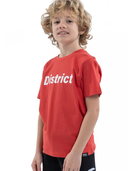 District75 Детска тениска червен