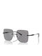 Michael Kors Women's Sunglasses with Black Metal Frame and Gray Lens MK1150 1005