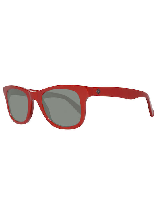 Gant Sunglasses with Red Plastic Frame and Gray Polarized Lens GRSWOLFIERD3P