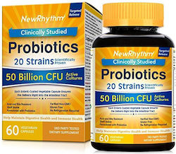 NewRhythm Probiotic 50 Billion Probiotice 60 capace