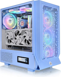 Thermaltake Ceres 330 TG ARGB Midi Tower Κουτί Υπολογιστή Hydrangea Blue