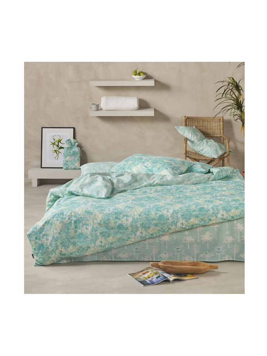 Kentia Sheet Sets King Size 270x270cm. Turquoise 4pcs