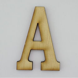 Wooden Letter A