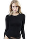Women's Long Sleeve T-Shirt Black
