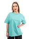 Pepper & Mint Femeie Tricou Turcoaz