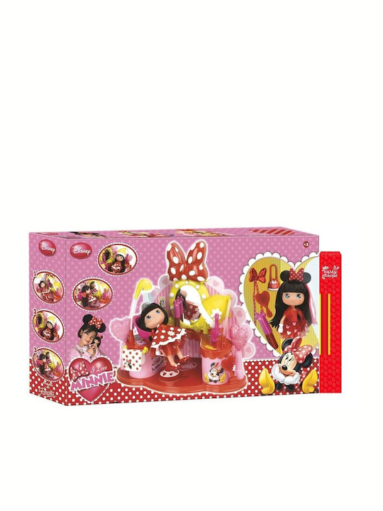 Παιχνιδολαμπάδα Famosa Disney Minnie Mouse I Love Minnie Hairdresser Studio Set Το Κομμωτήριο Της Μίννι (7010020)