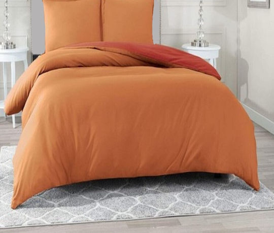 MayHome Set Coverlet King Size Cotton Coral 260x240cm 3pcs