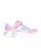 Skechers Kids Sneakers with Lights Pink