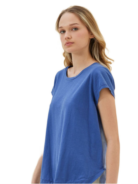 Namaste Damen T-Shirt Blue