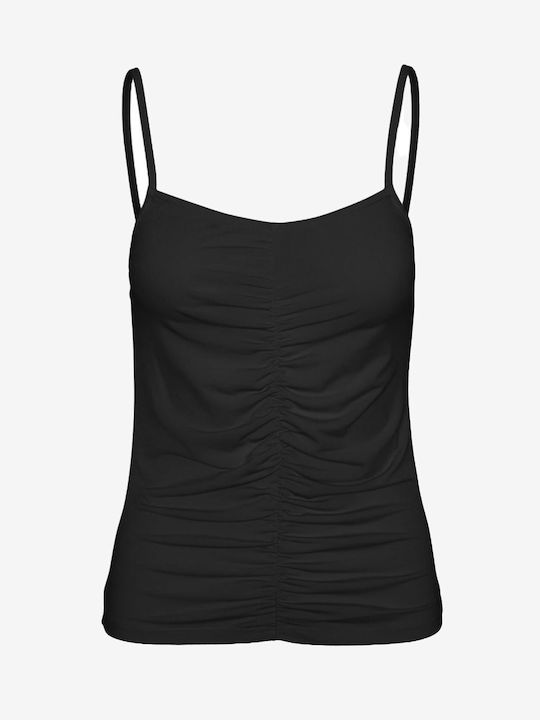 Vero Moda Women's Summer Blouse with Straps Black
