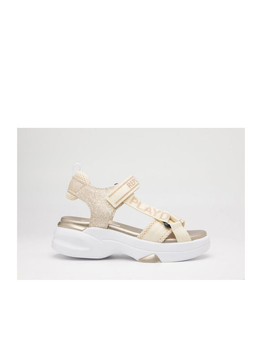 Replay Kids' Sandals Beige